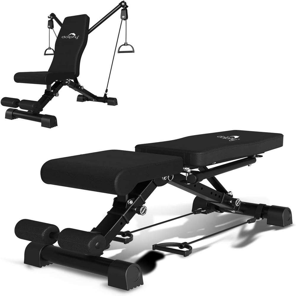 Adjustable Weight Bench For Home Gym Full Body Strength Training Foldable Incline - Application: Tone Up Muscle