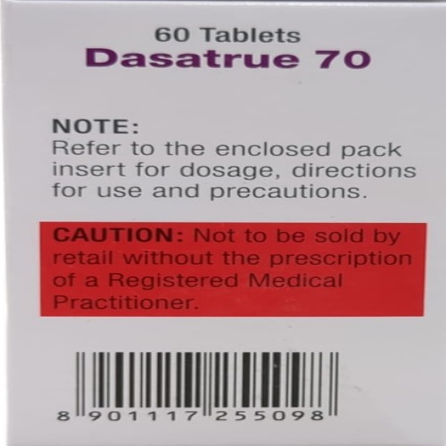 Dasatrue 70 Mg Tablet - Recommended For: Doctor