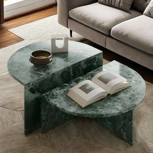 Green Marble Table