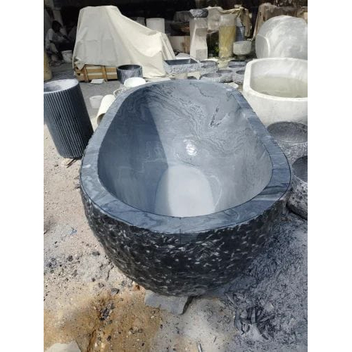 Ovul Black Stone Bathtub