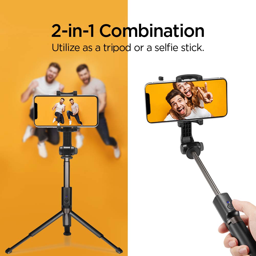 Spigen S540 Selfie Stick Tripod-Black