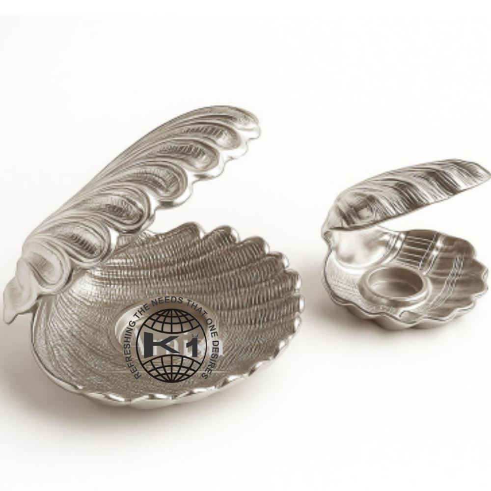 silver-plated urli bowl with elephant-shaped legs