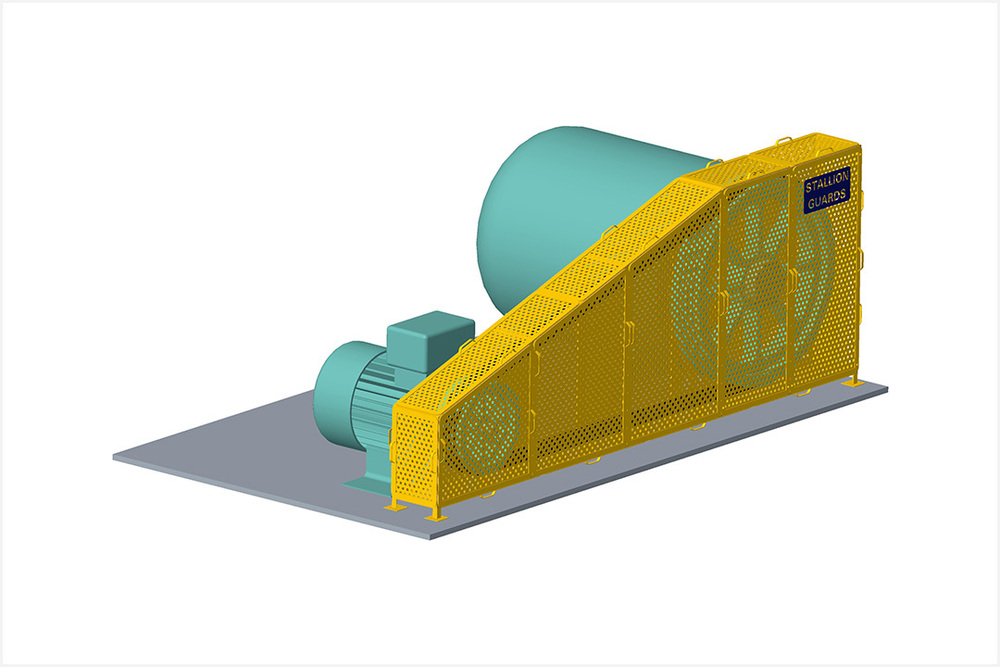 Compressor Pump Guard - Color: Yellow