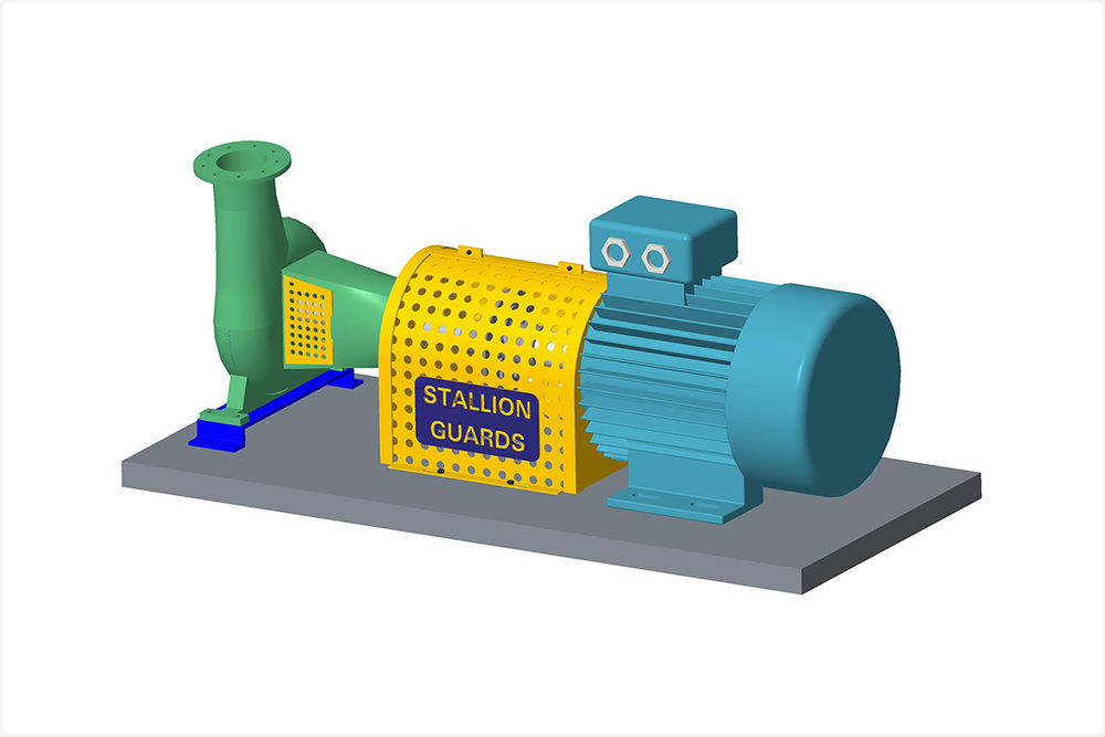 Coupling Guard - Color: Yellow