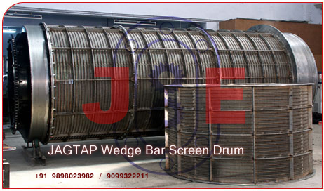 wedge wire screen drum