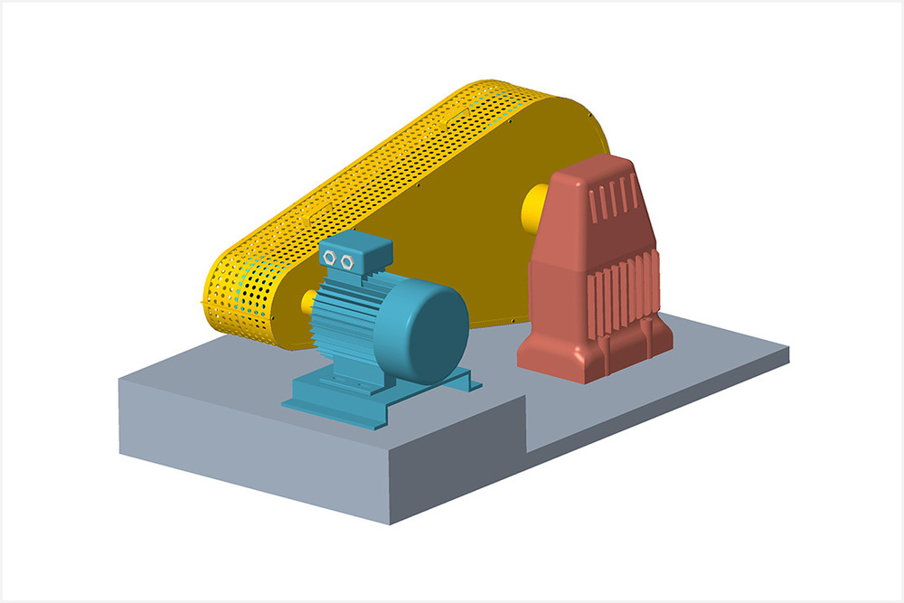 Belt Chain Or Gear Drive Guard - Color: Yellow