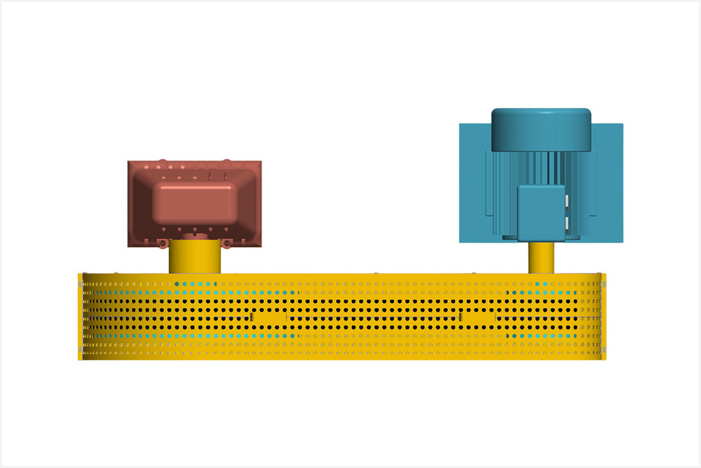 Belt Chain Or Gear Drive Guard - Color: Yellow