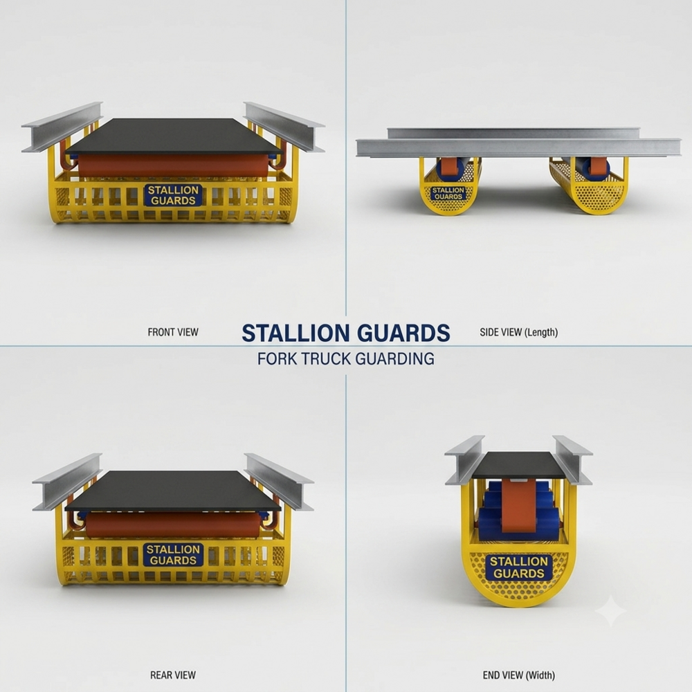Return Idler Guard - Color: Yellow