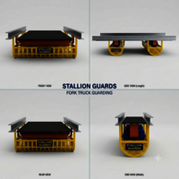 Return Idler Guard - Color: Yellow