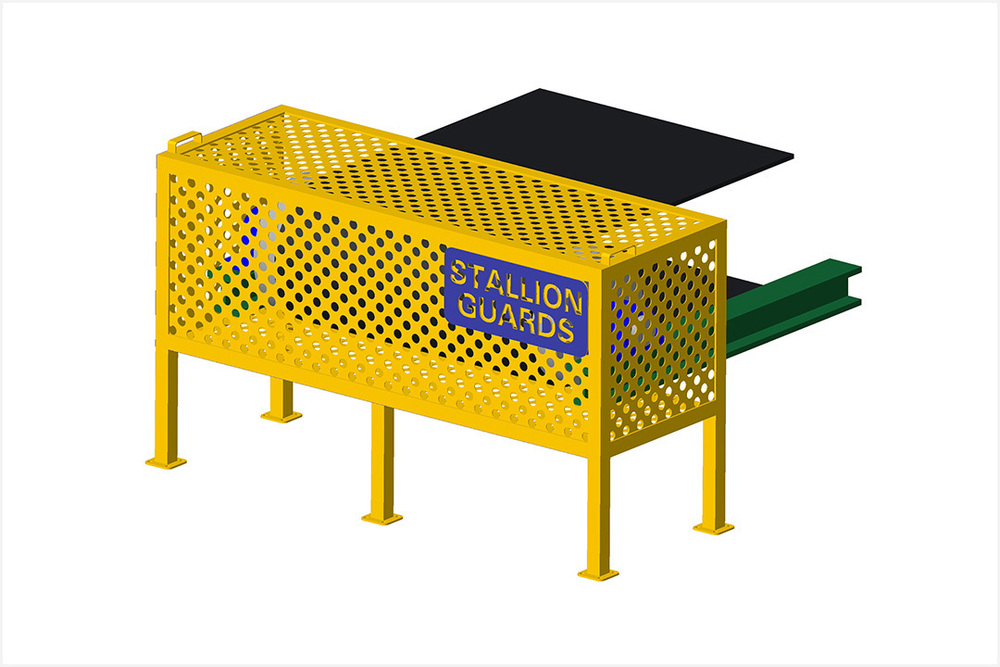 Pulley Guard - Color: Yellow