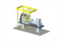 Lathe Machine Chuck Guard - Color: Yellow