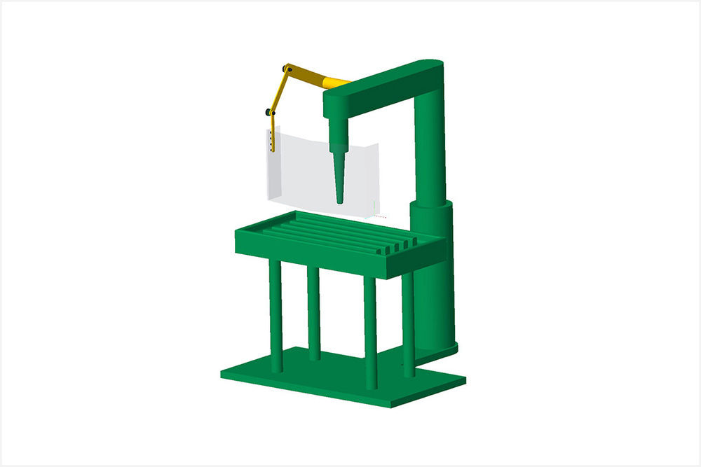 Milling Machine Guard - Color: Yellow