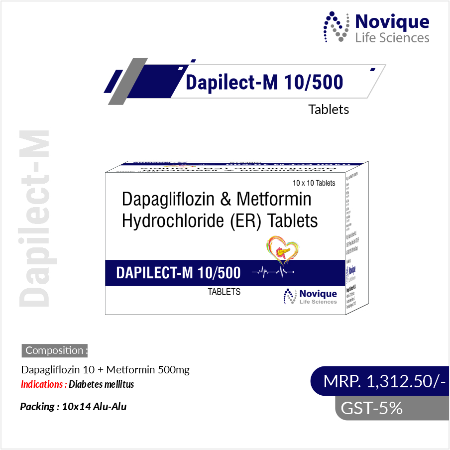 Dapagliflozin 10 + Metformin 500mg