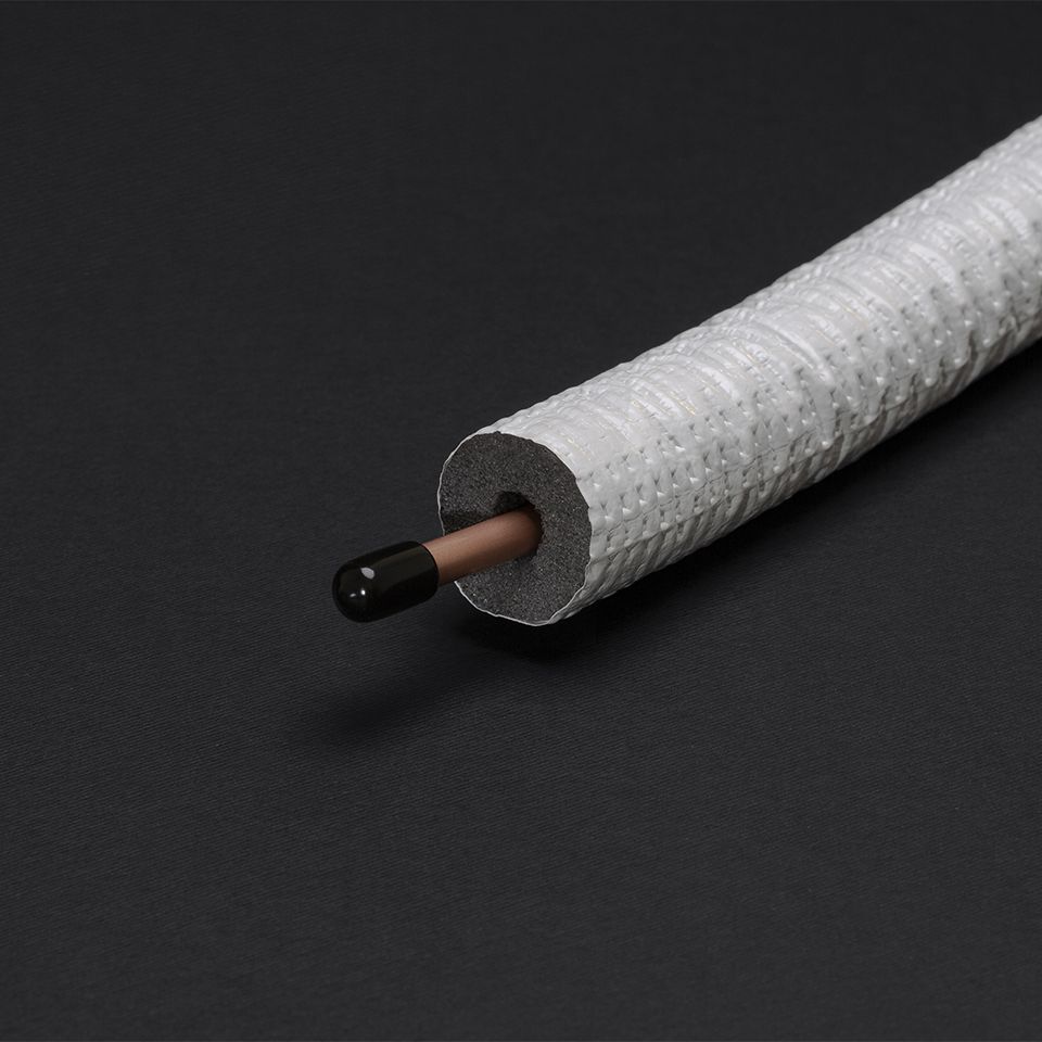 K Flex Split Insulation Material - Color: Grey