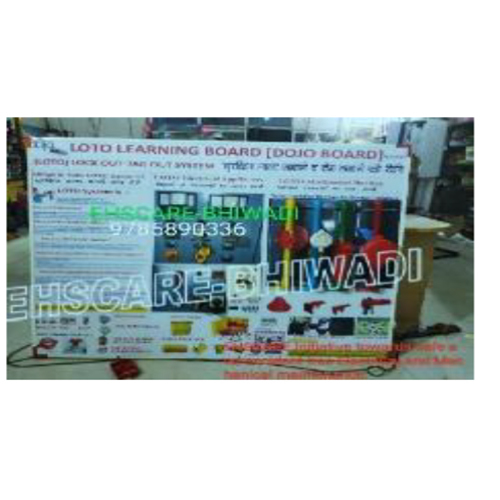 LOTO DISPLAY BOARD AND TRAINING STATION