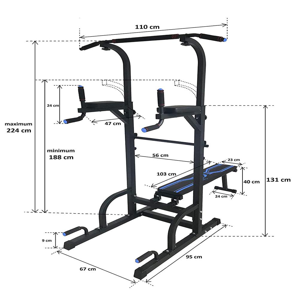 Power Tower With Bench Press ,