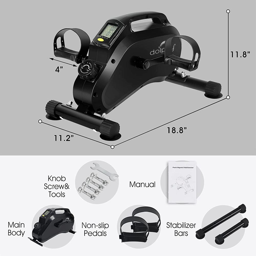 Dolphy Under Desk Bike Pedal Exerciser