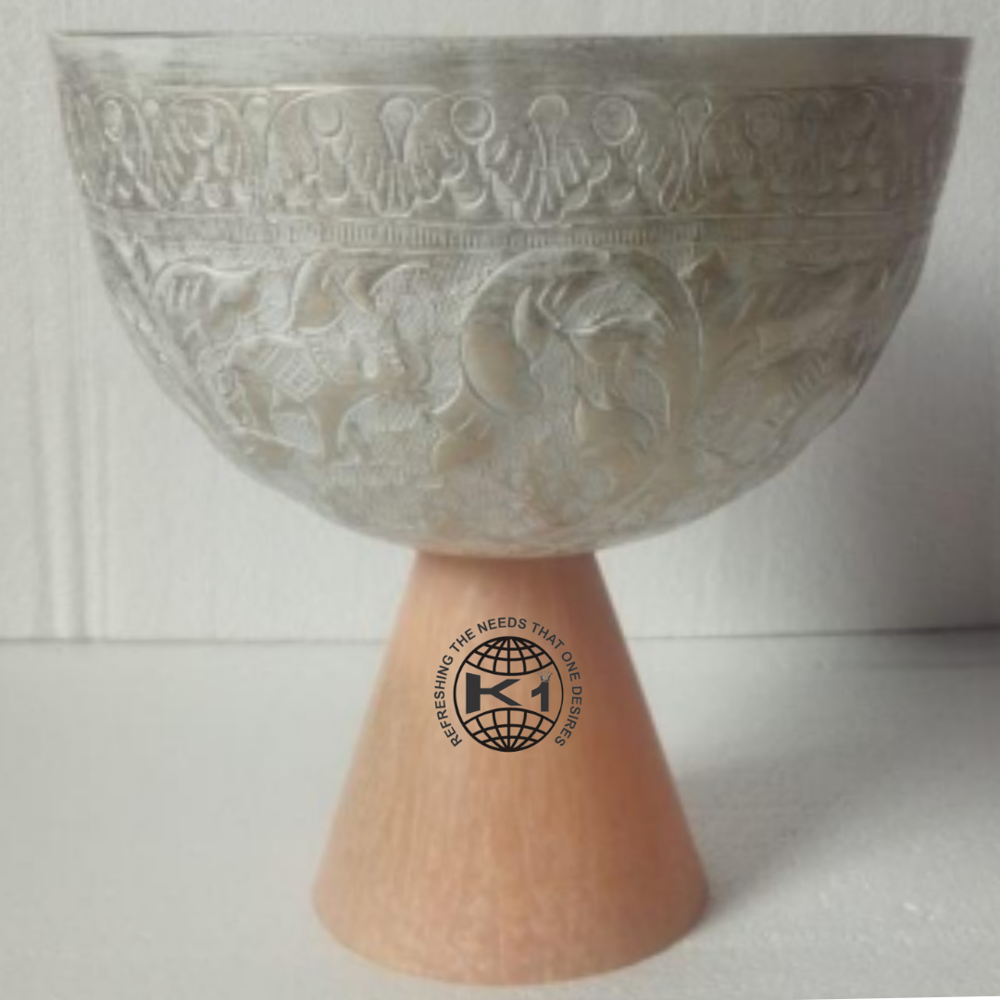 Flower Shaped Container - Color: Silver