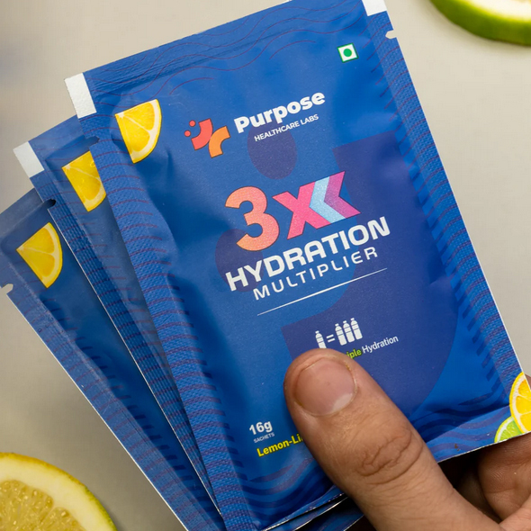 3x Hydration Multiplier Dietary Supplement Powder With Electrolytes And Vitamins Pack Of 10 - Purity: 80 To 90%