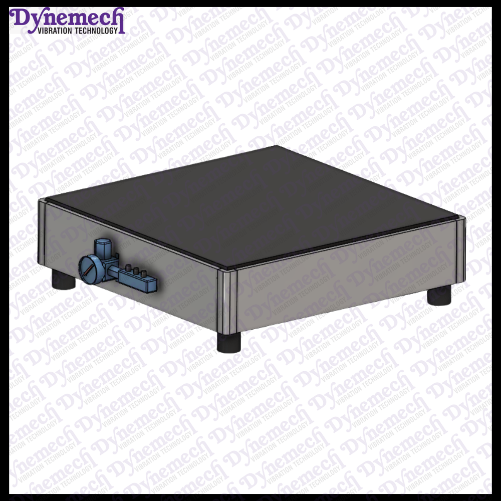 Dynemech  Anti Vibration Platform on Auto Levelling Pneumatic Mounts with Granite Top & Wrap Around Plate Series: VIP-AM-WAG-01