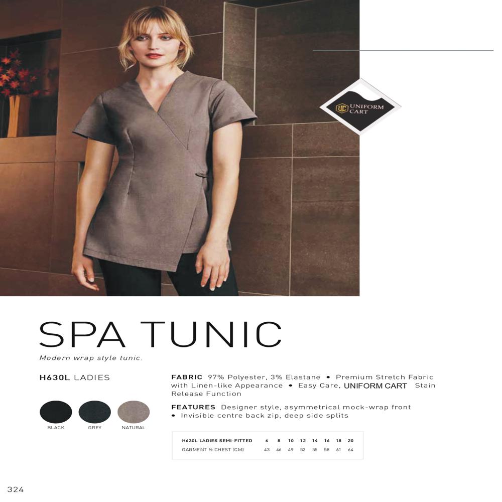 Spa Denim Tunic - Color: Grey