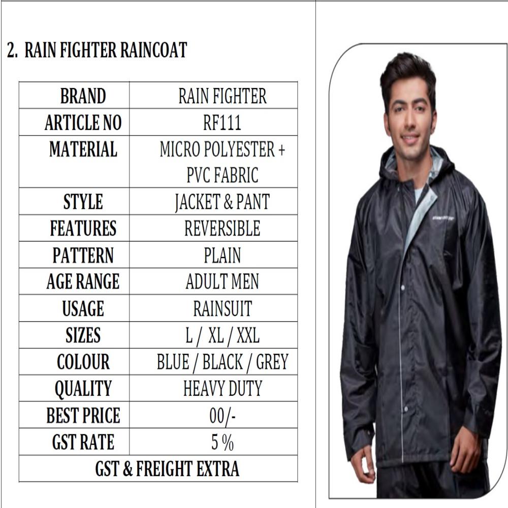 Pvc Rain Coat - Color: Red