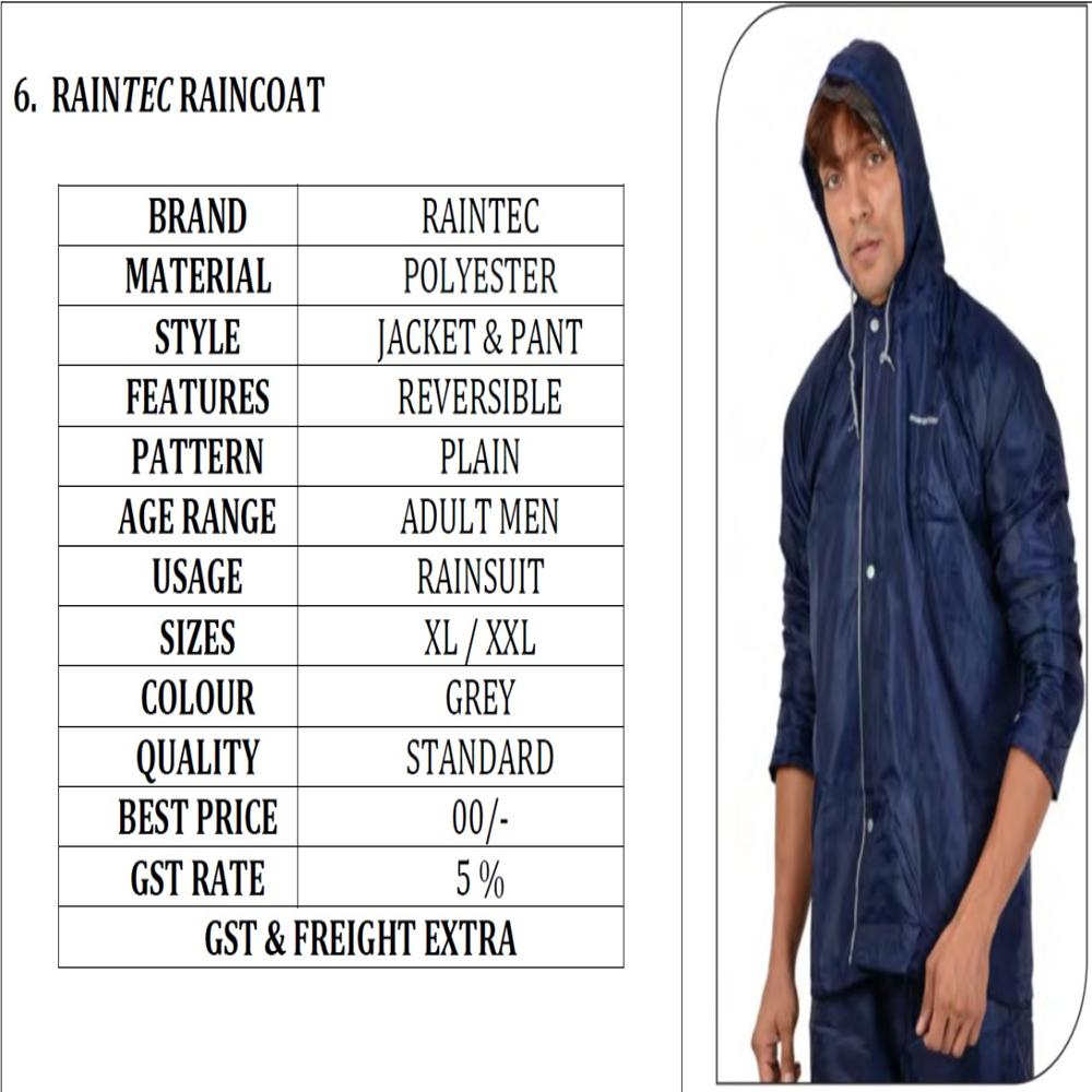 Pvc Rain Coat - Color: Red