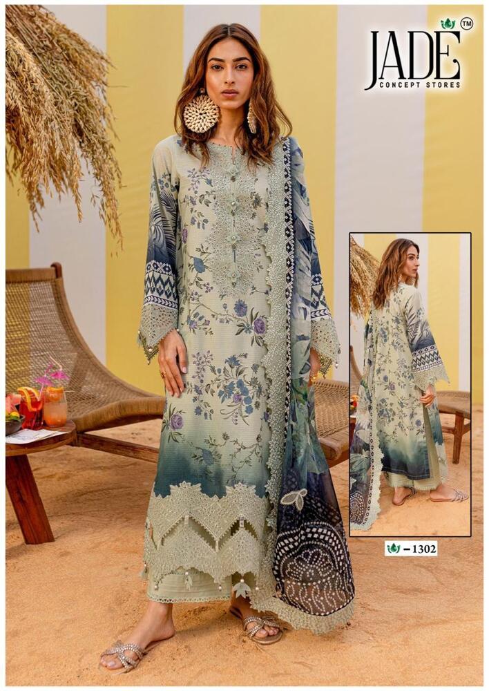 Jade Crimson Vol-13  Karachi Dress Material