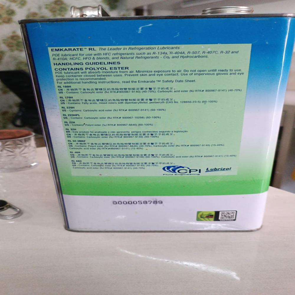 RL170H Refrigeration Oil