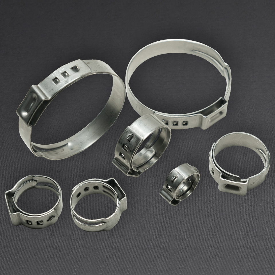 K-Flex Beverage Oetiker Clips - Color: Silver