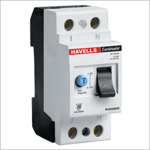 आरसीसीबी डुअल पोल रेज़िड्यूअल करंट सर्किट ब्रेकर