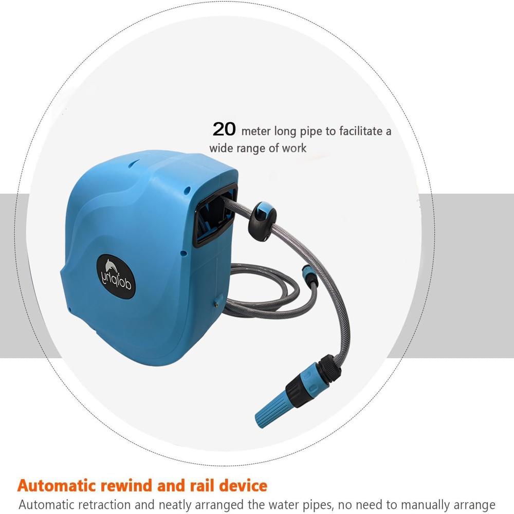 Auto water hose reel