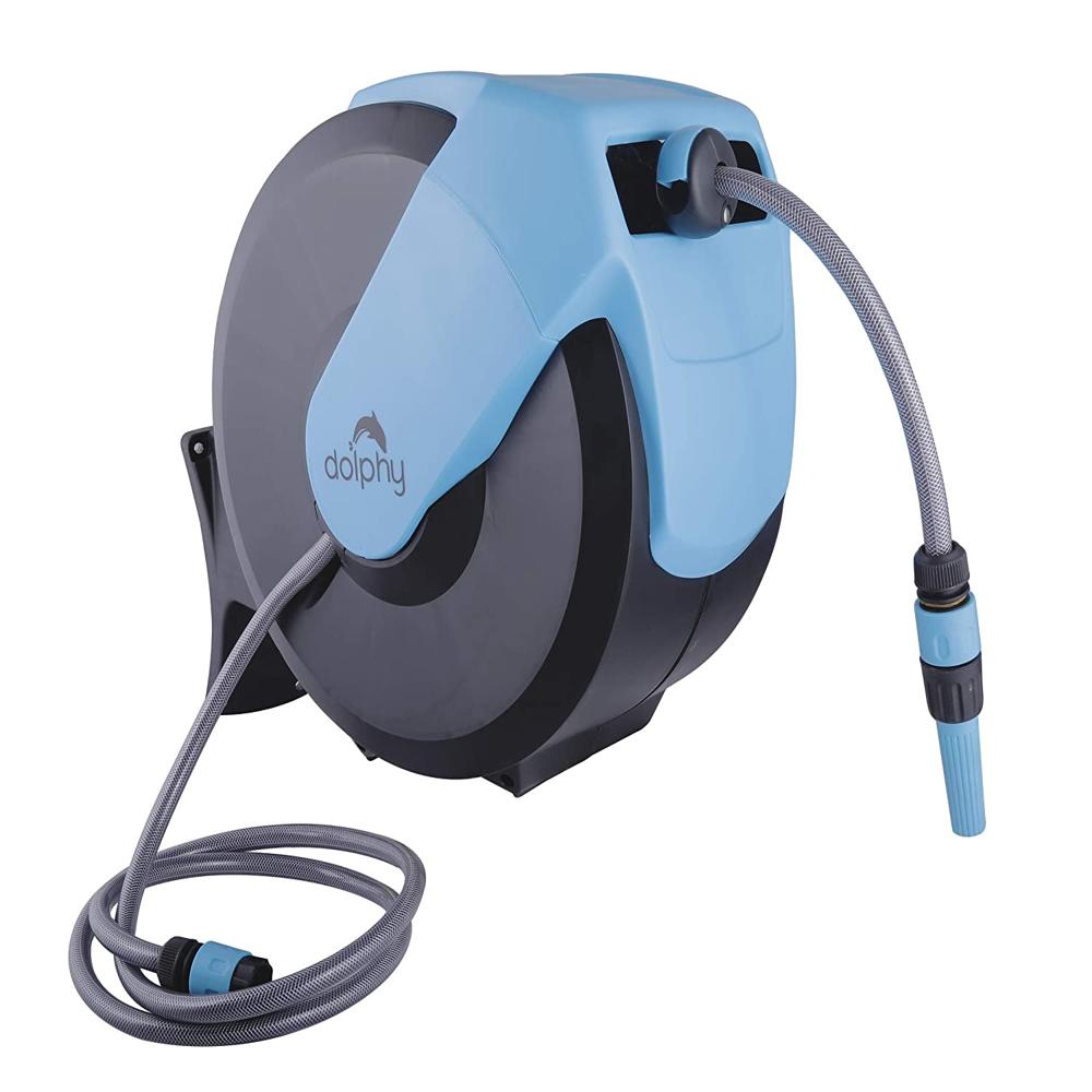 Auto Water Hose Reel - Color: Blue And Black