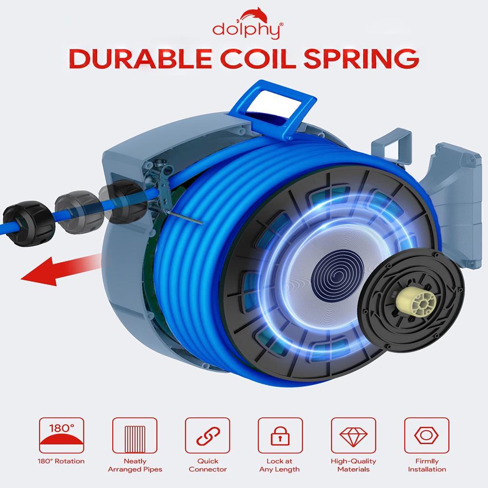 Auto air hose reel