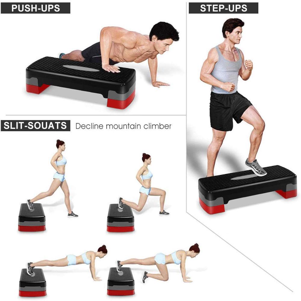 High-Density ABS Material Gym Aerobic Stepper