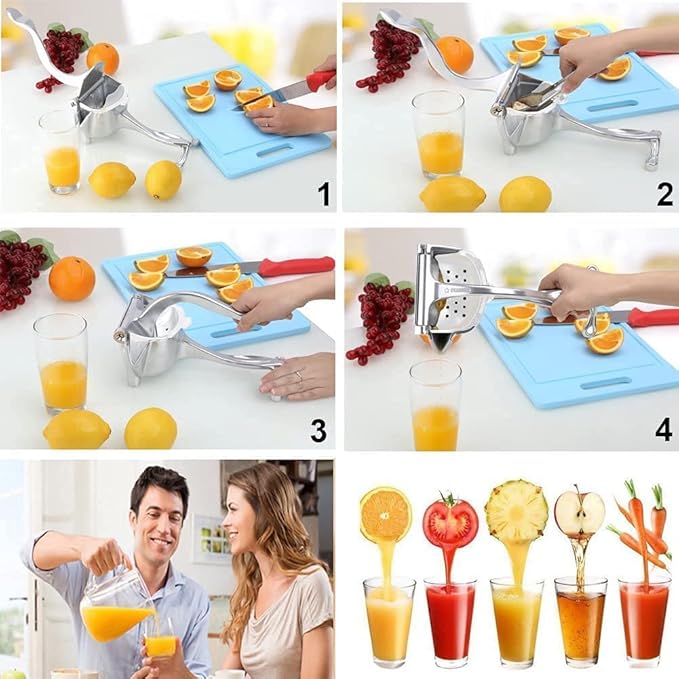 Aluminium Manual Fruit Juicer - Capacity: 2 Ltr
