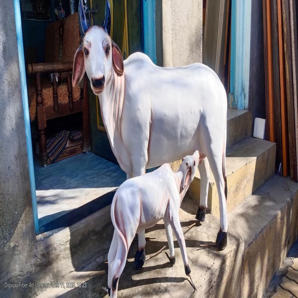 Fiber Cow Statue kamdenu