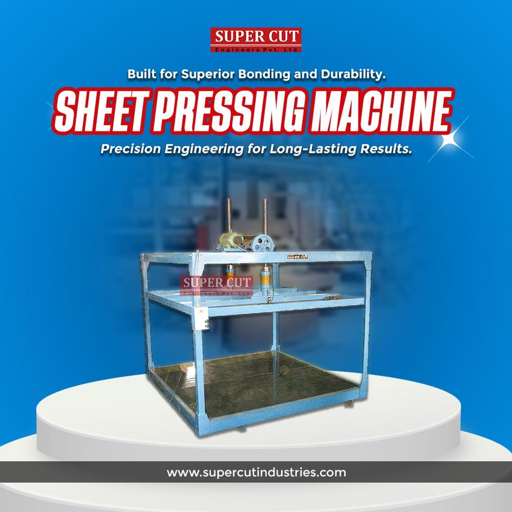 Automatic Sheet Pressing Machine - Mild Steel, 55 X 75 Inch, Blue | Automated Control, Human Machine Interface, 2 Hp Power, 240v Voltage, 1200 Kg Weight, Warranty Included