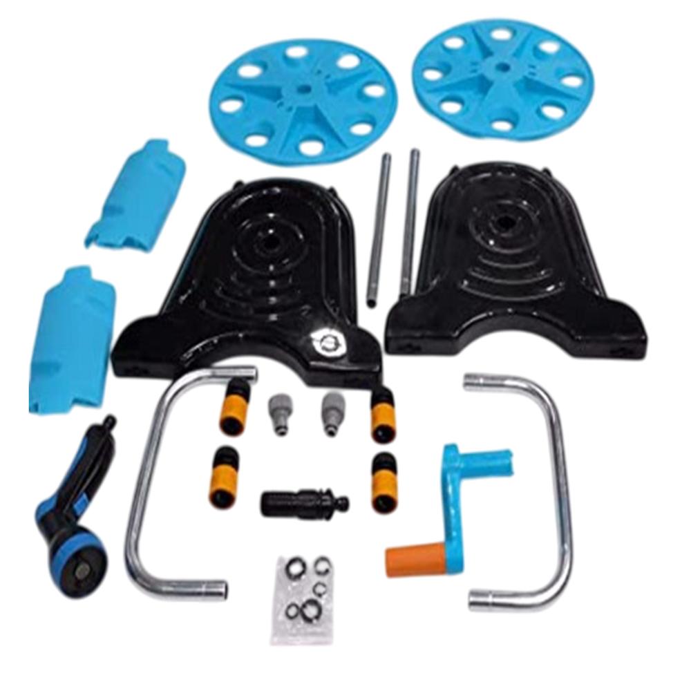 Hose Cart Reel - Color: Sky Blue & Black