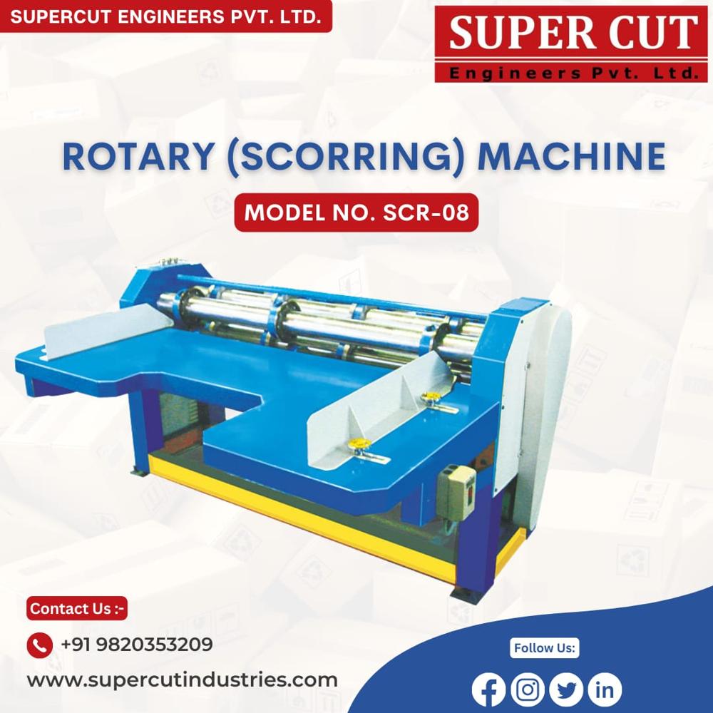 Automatic Rotary Scoring Machine - Capacity: 1800 Pcs/hr