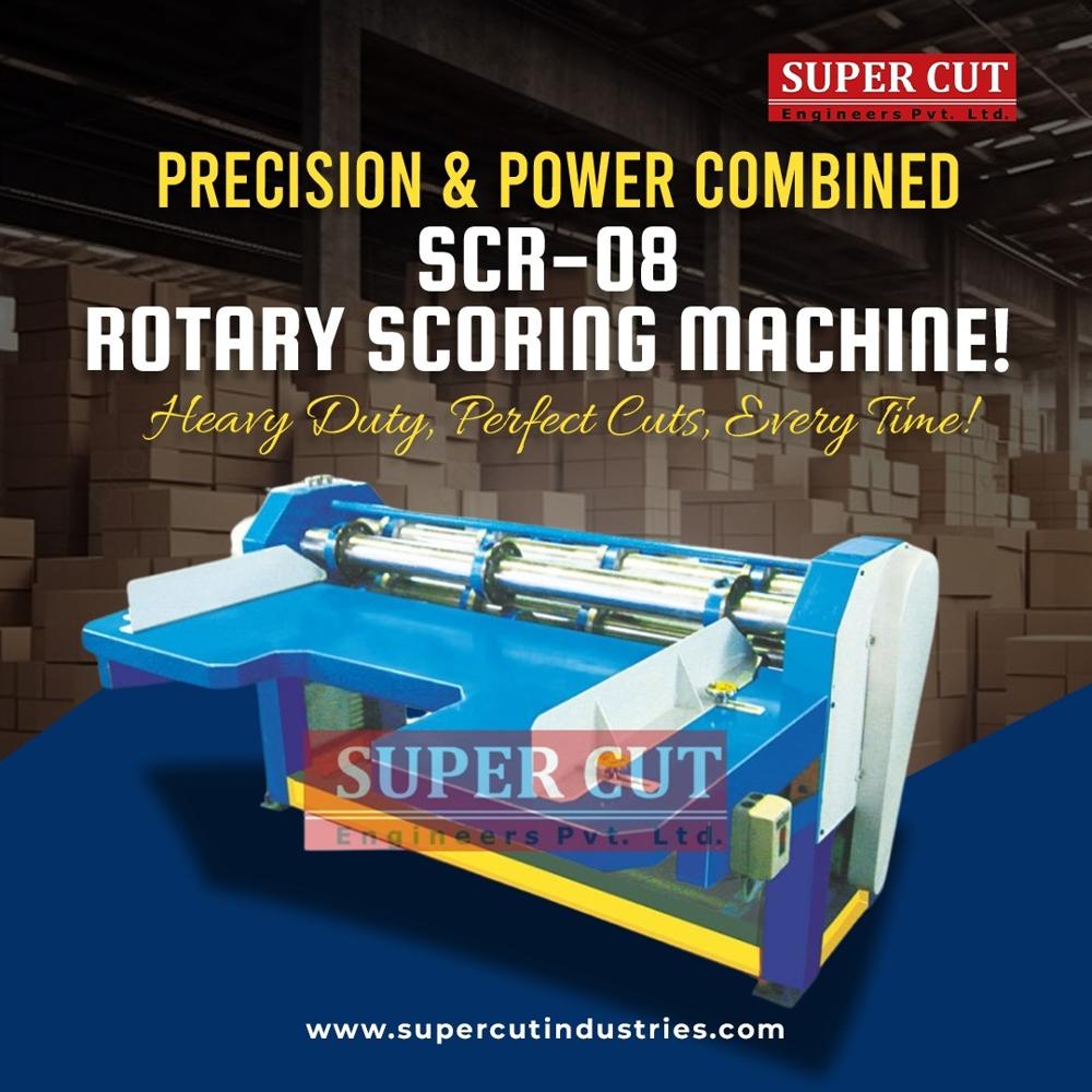 Automatic Rotary Scoring Machine - Capacity: 1800 Pcs/hr