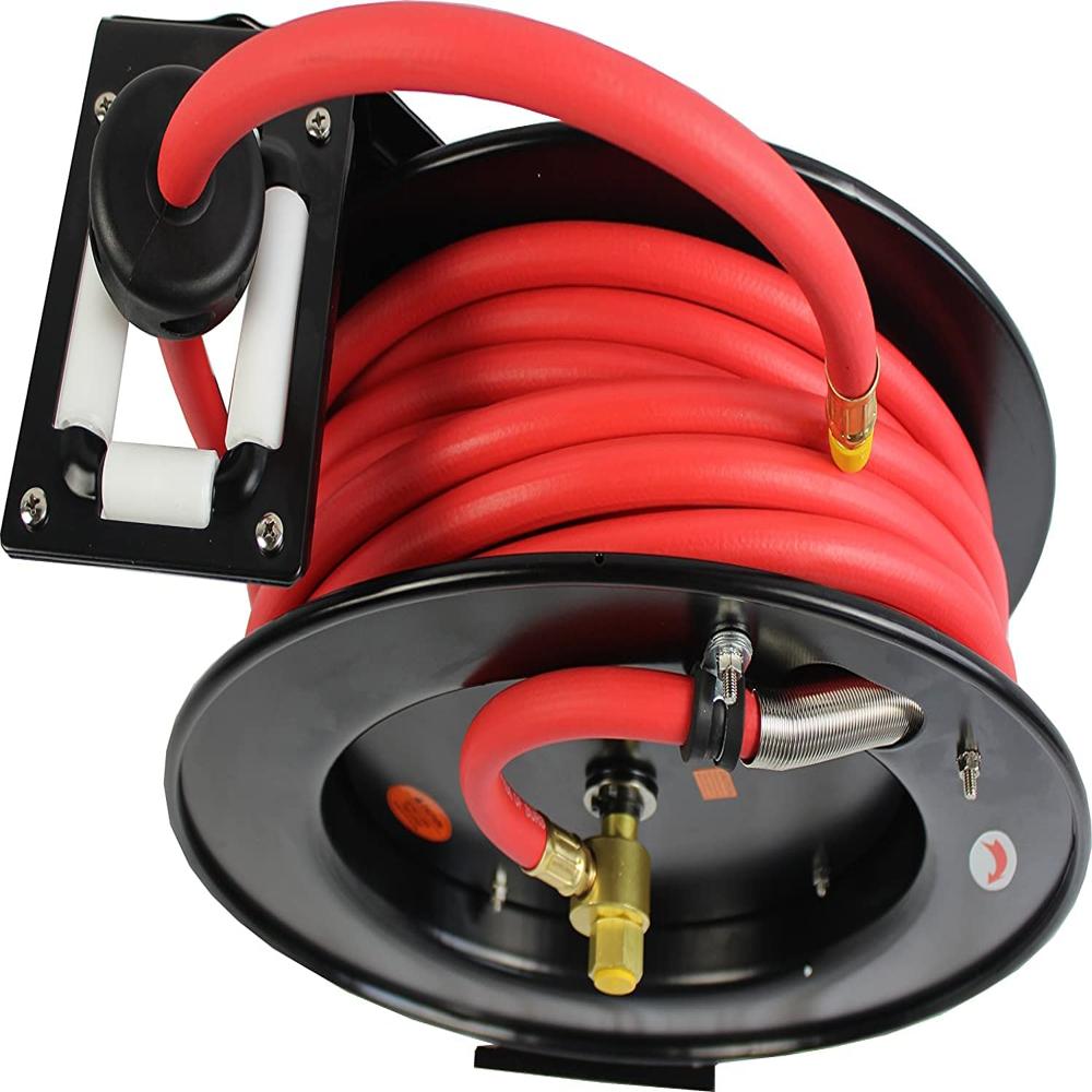 Auto air hose reel