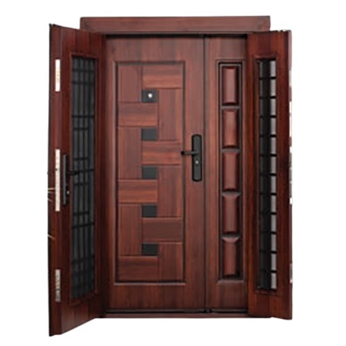 Ptr 100 Premium Steel Doors - Color: Brown