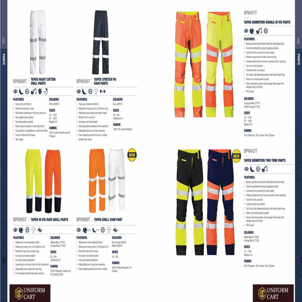 High Visibility Reflective Industrial Pant