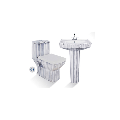 Designer Three Piece Set - Color: White