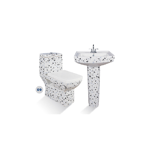 Designer Three Piece Set - Color: White
