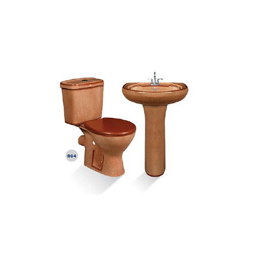 Rustic Four Piece Set - Color: Red