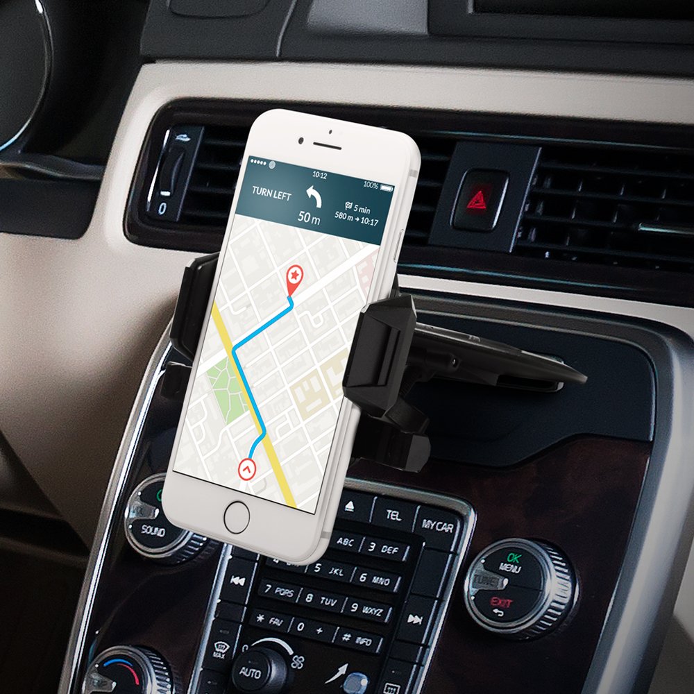 Spigen CD Slot Car Mobile Holder- Black