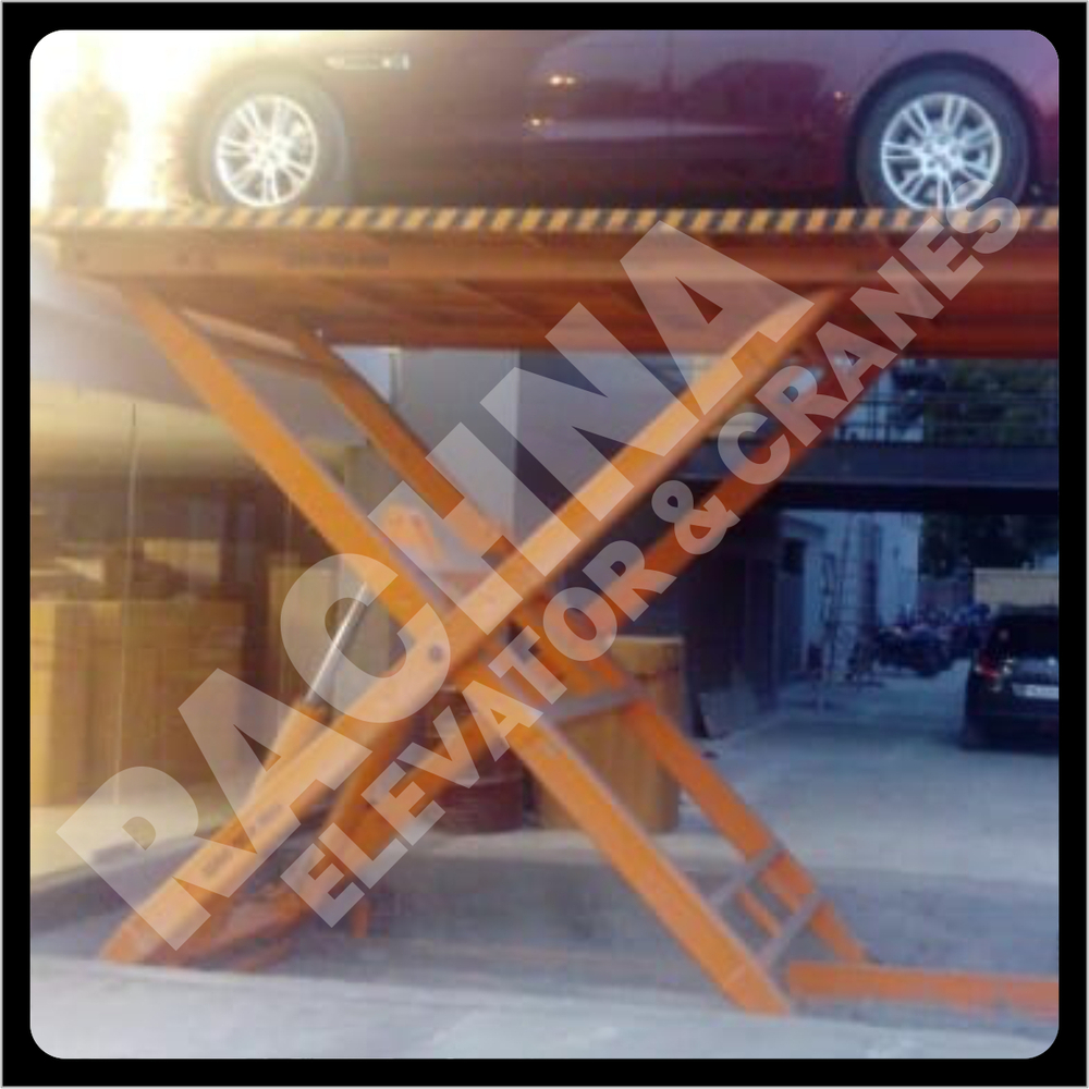 Hydraulic Scissor Lift - Car Dimension: Standard