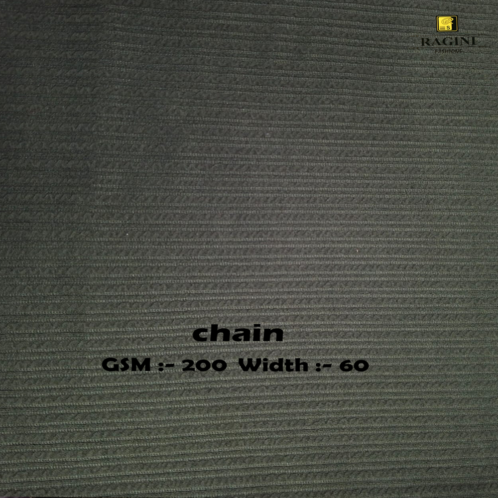 RAGINI FABRICS: PREMIUM CHAIN RIB KNIT FABRIC